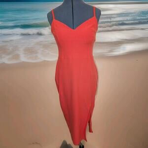 BEYOND YOGA Getaway Stra Midi New Stretch Getaway Dress Medium built in bra $138